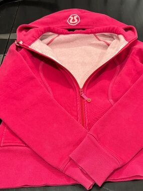 LULU LEMON SCUBA FULL ZIP HOODED PTP 18 sth 22